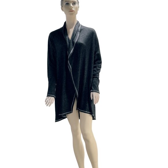 SOFT SURROUNDINGS Women’s Kimono Top Shawl collar Long Sleeve Size L - Picture 2 of 9